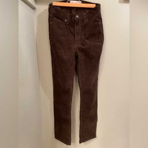 NWT Gap corduroy pants, size 24, color ‘brown noir’. - Picture 3 of 4